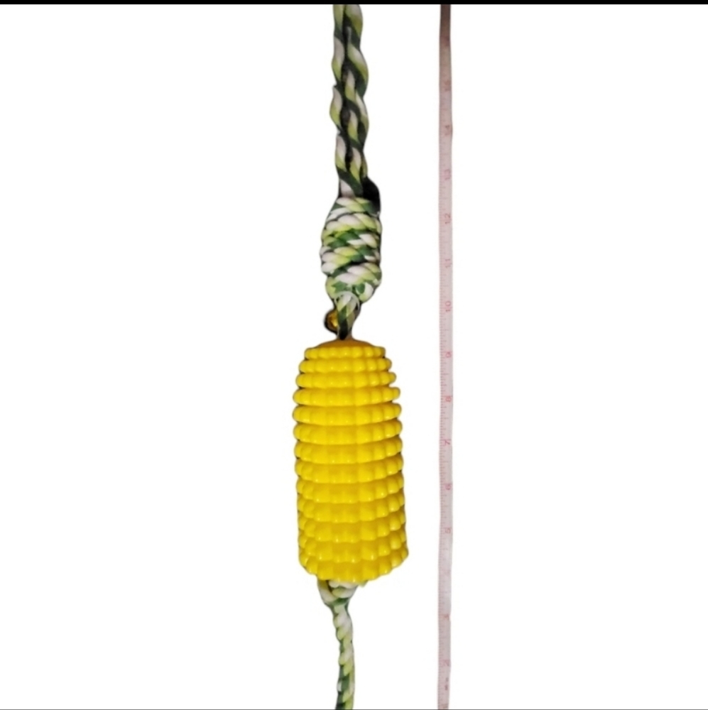 18 INCH CORN ROPE CHEW TOY TEETHING TOOTHBRUSH DOG TOY